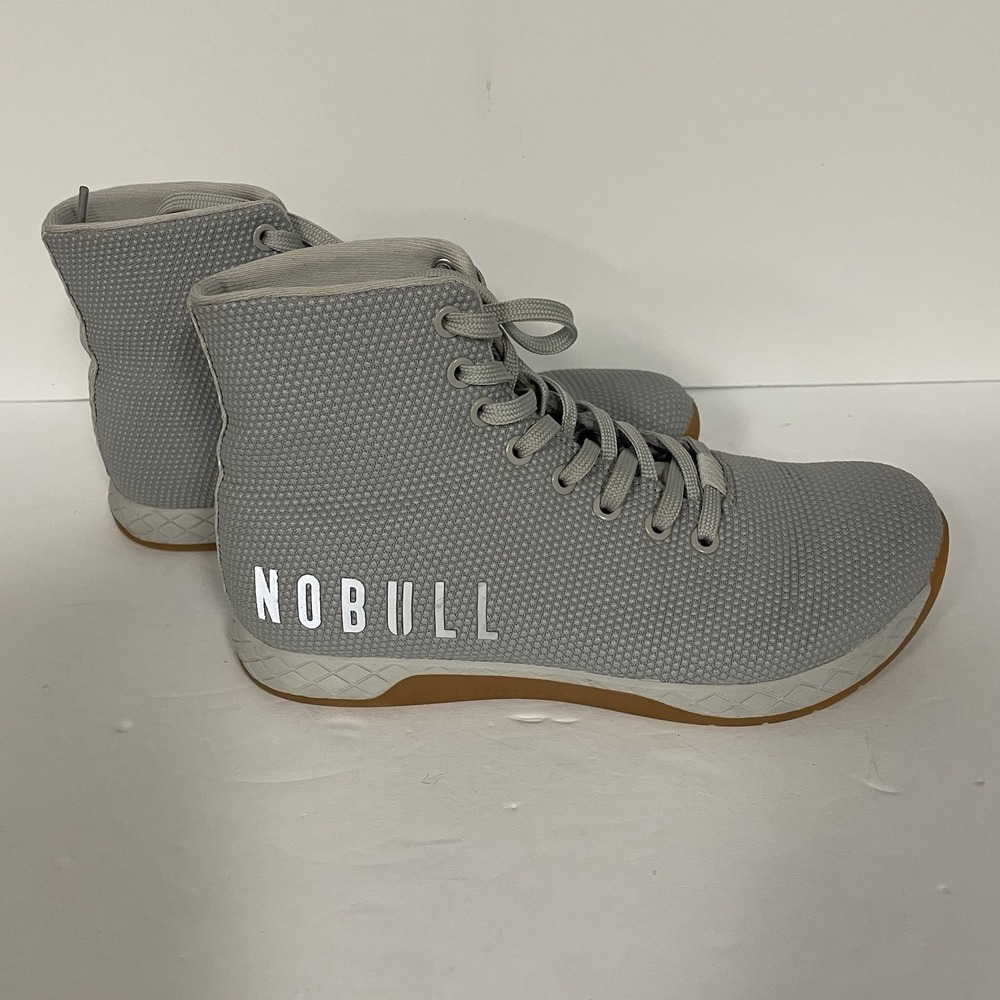 NWOT!‎ No Bull High Top Sneakers Grey Lace up Men’s  Size 7 Women’s 8 1/2